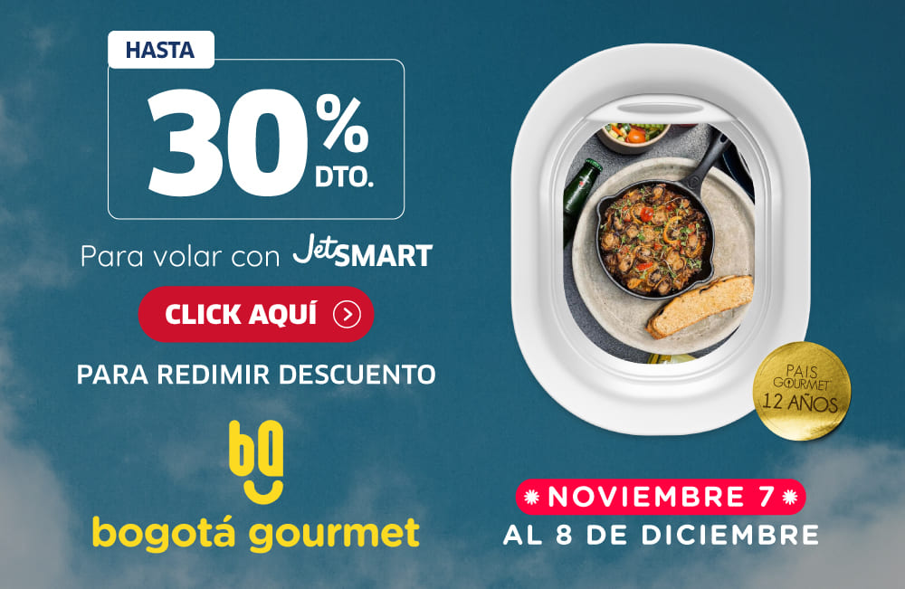 Jetsmart patrocina Bogota Gorumet-Responsive