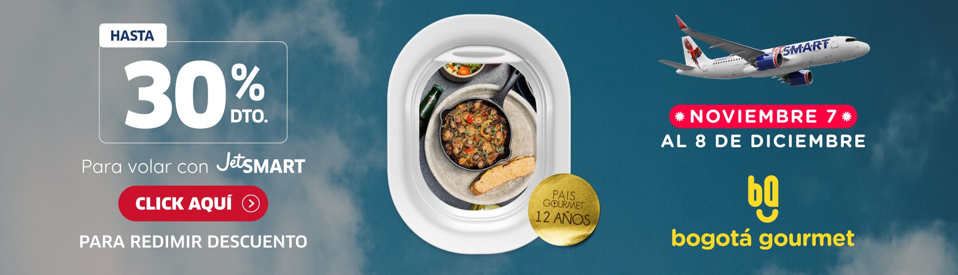 Jetsmart patrocina Bogota Gorumet